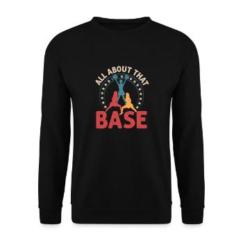 Tout sur cette pom-pom girl de base - Sweat-shirt Unisexe - noir - Devant - Alina (178cm) & Michal (187cm)