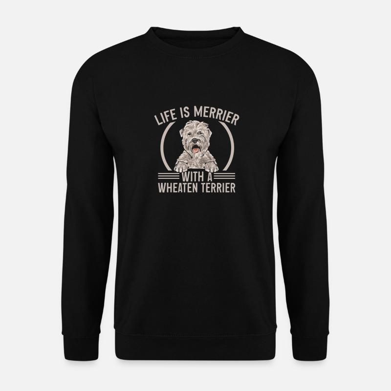 Irish Soft Coated Wheaten Terrier - Unisex Sweatshirt - black