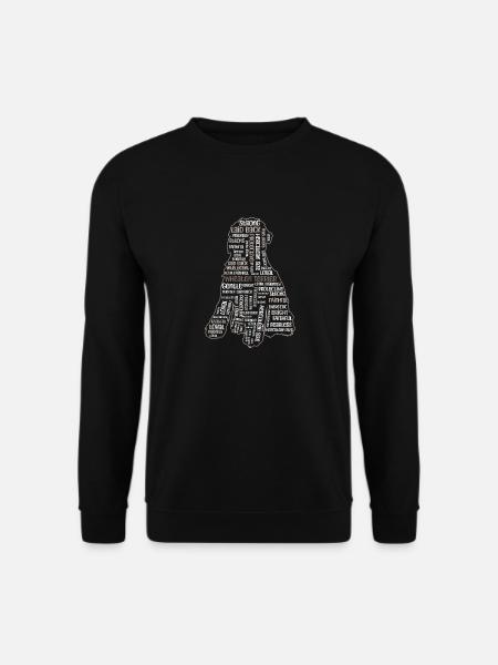 Terrier irlandais à enrobage doux - Sweat-shirt Unisexe - noir