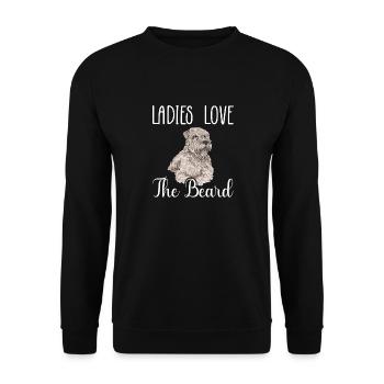 Terrier irlandais à enrobage doux - Sweat-shirt Unisexe - noir - Devant - Alina (178cm) & Michal (187cm)