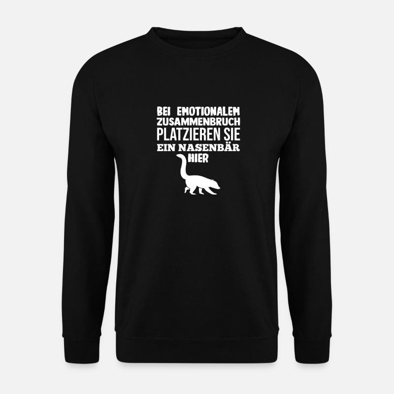 Nasenbär - Unisex Pullover - Schwarz