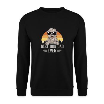 Terrier irlandais à enrobage doux - Sweat-shirt Unisexe - noir - Devant - Alina (178cm) & Michal (187cm)