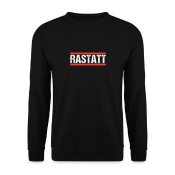 Rastatterin Rastatter Rastatt - Unisex Pullover - Schwarz - Vorne - Alina (178cm) & Michal (187cm)