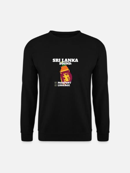 Sri Lanka Bound Country Travel Sri Lankan Flag - Unisex Sweatshirt - black