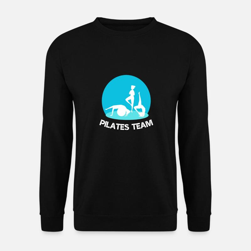 Pilates-Team - Unisex Pullover - Schwarz