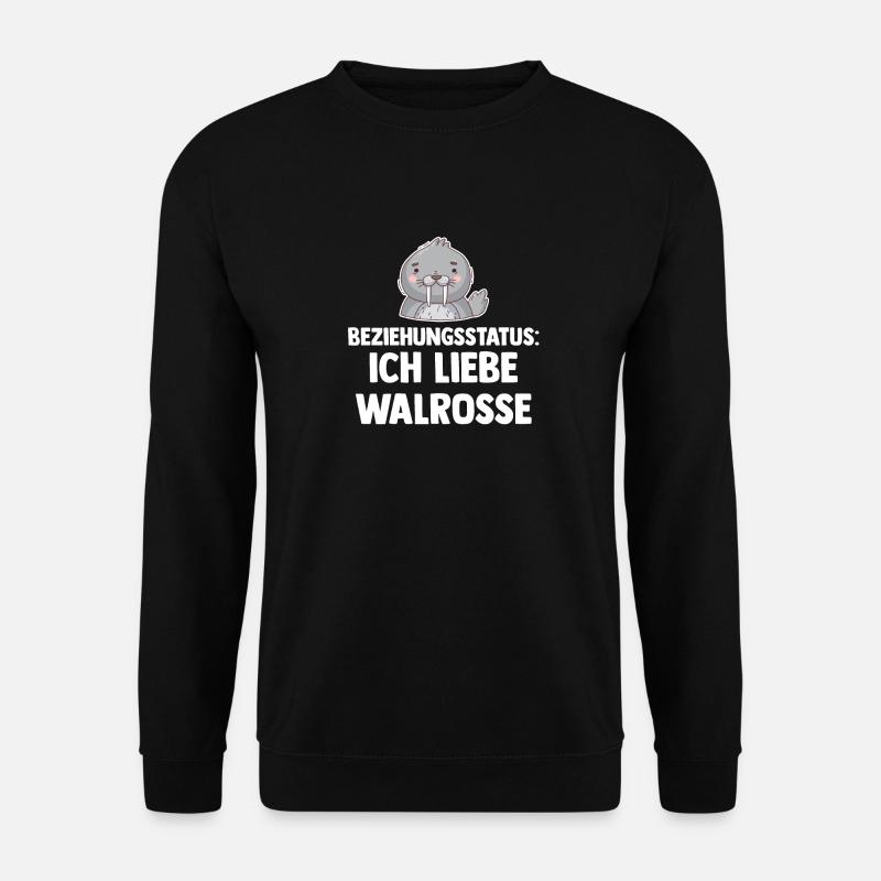 Walross - Unisex Pullover - Schwarz