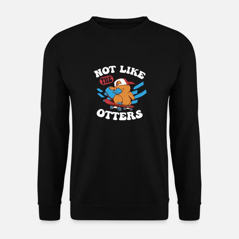 Ornithorynque Schnabeltier - Sweat-shirt Unisexe - noir
