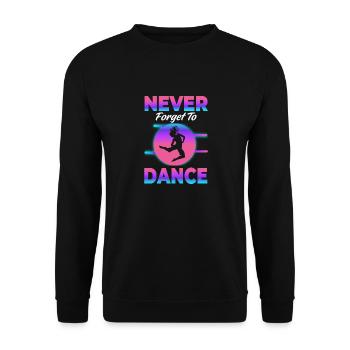N’oubliez jamais de danser Dancing Hobby - Sweat-shirt Unisexe - noir - Devant - Alina (178cm) & Michal (187cm)
