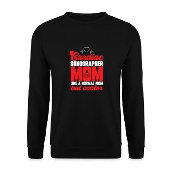Kardiologe Medizinische Sonographie Ultraschall - Unisex Pullover - Schwarz - Vorne - Alina (178cm) & Michal (187cm)