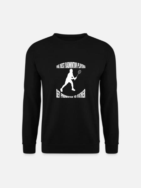 Badminton Federballfan Federball Badmintonteam - Unisex Pullover - Schwarz