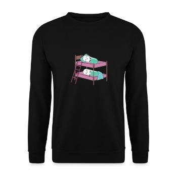 Funny Sleeping Pills Doctor Nurse Surgeon Medical - Unisex Sweatshirt - black - Front - Alina (178cm) & Michal (187cm)
