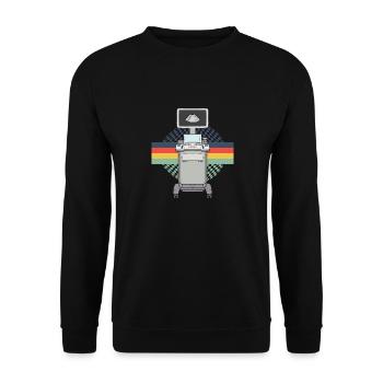Kardiologe Medizinische Sonographie Ultraschall - Unisex Pullover - Schwarz - Vorne - Alina (178cm) & Michal (187cm)