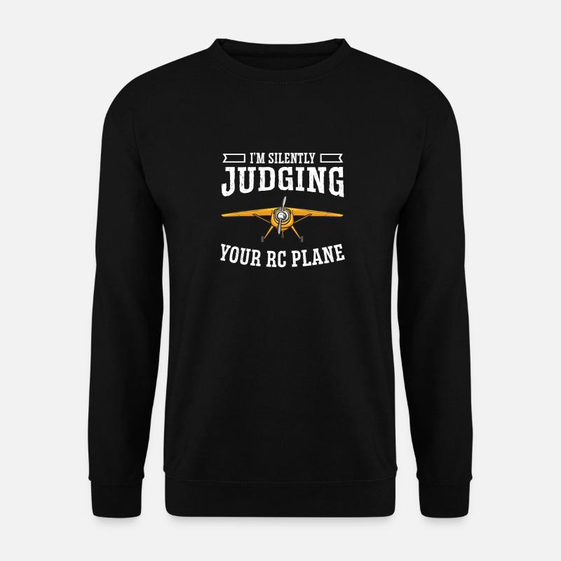 Ferngesteuertes Flugzeug Modellflugzeug - Unisex Pullover - Schwarz