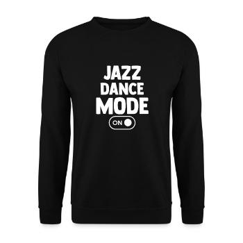 Jazz Tänzer - Unisex Pullover - Schwarz - Vorne - Alina (178cm) & Michal (187cm)