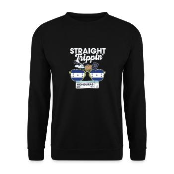 Straight Trippin' Honduras Vacation Tour Voyage - Sweat-shirt Unisexe - noir - Devant - Alina (178cm) & Michal (187cm)