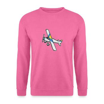 Modèle d’avion télécommandé - Sweat-shirt Unisexe - rose - Devant