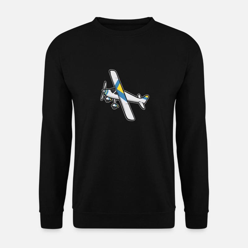 Ferngesteuertes Flugzeug Modellflugzeug - Unisex Pullover - Schwarz