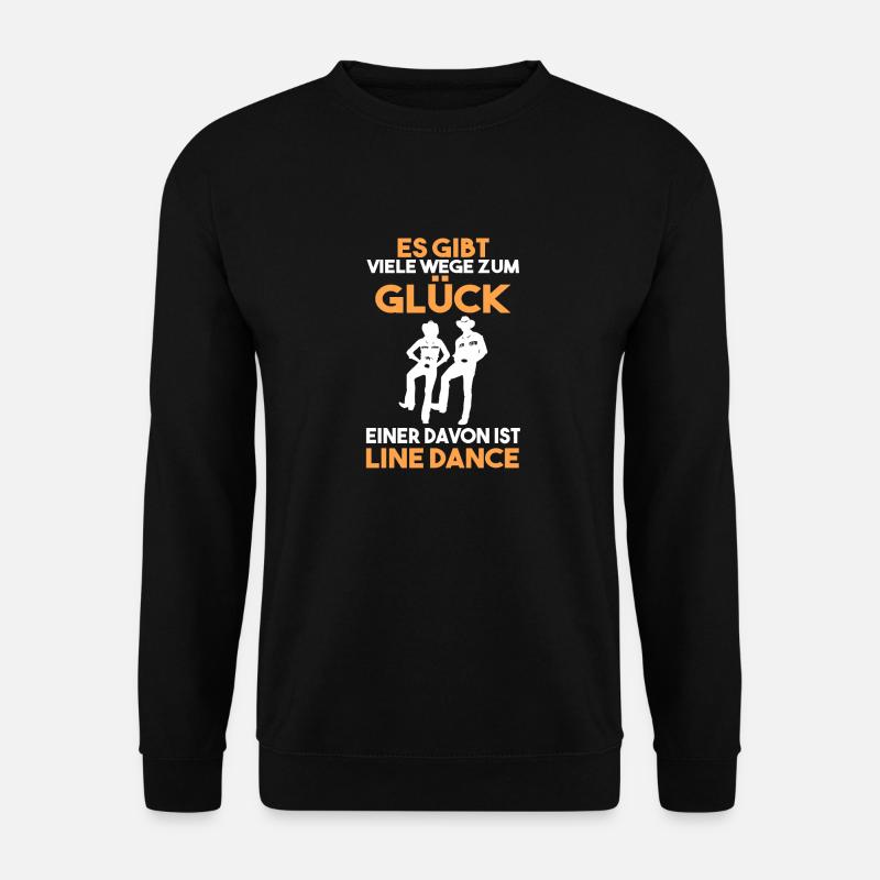 Line Dance Tänzer - Unisex Pullover - Schwarz