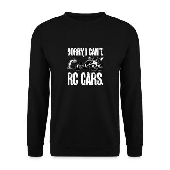 RC Car Ferngesteuertes Auto - Unisex Pullover - Schwarz - Vorne - Alina (178cm) & Michal (187cm)