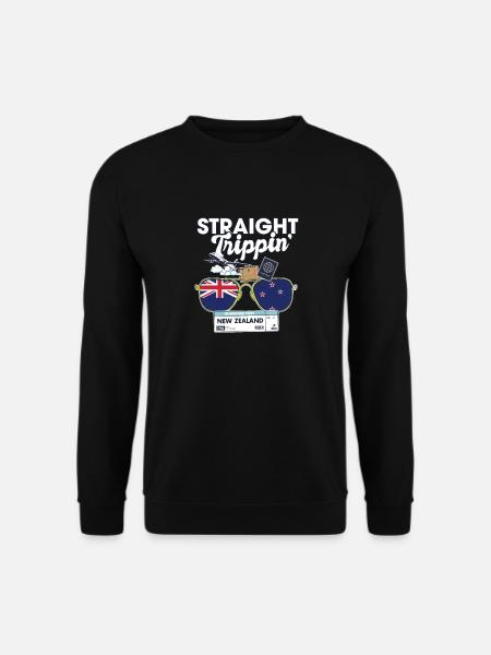 Straight Trippin' New Zealand Vacation Tour - Unisex Pullover - Schwarz