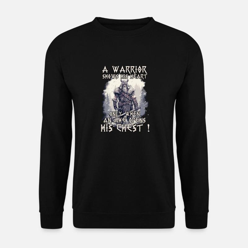 Ragnar Legendär Wikinger Geschenk Krieger - Unisex Pullover - Schwarz