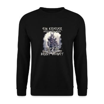 Walhalla Krieger Ragnars Erben und Odins Söhne - Unisex Pullover - Schwarz - Vorne - Alina (178cm) & Michal (187cm)
