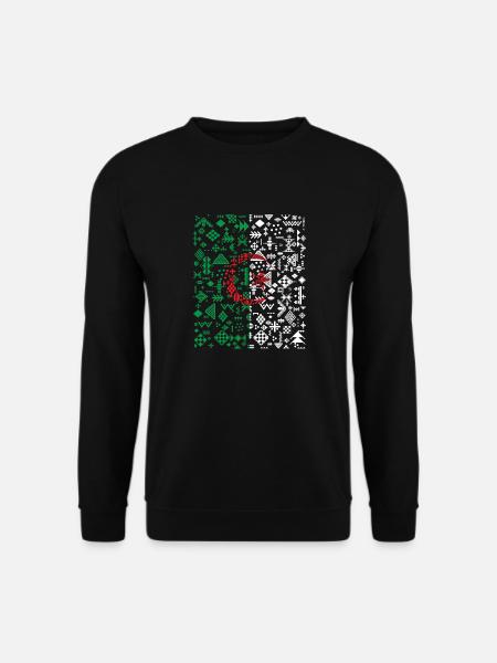 FLAG ALGERIA Z AMAZIGH BERBER KABYLE - Unisex Sweatshirt - black