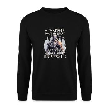 Asgard Home of the Gods Viking Mythology - Unisex Sweatshirt - black - Front - Alina (178cm) & Michal (187cm)