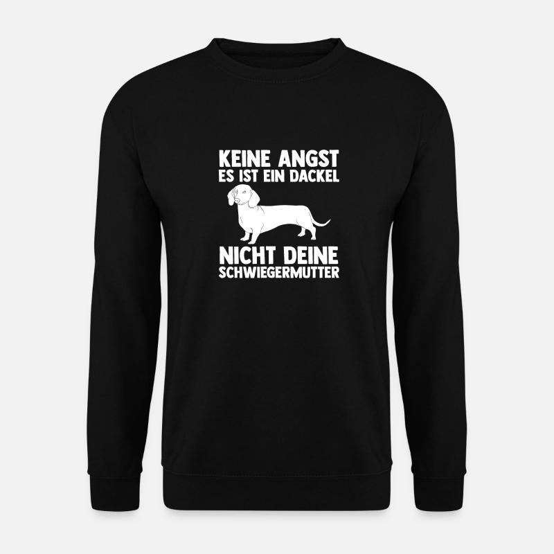 Hund Dackel - Unisex Pullover - Schwarz