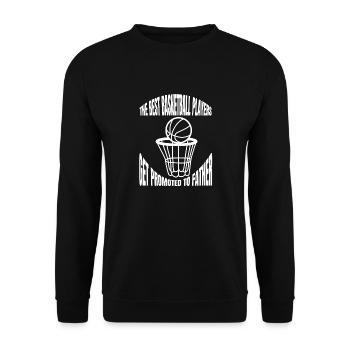 Basket-ball Équipe de basket-ball Basketteur - Sweat-shirt Unisexe - noir - Devant - Alina (178cm) & Michal (187cm)
