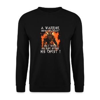 Berserker Rage Fureur imparable des Vikings - Sweat-shirt Unisexe - noir - Devant - Alina (178cm) & Michal (187cm)