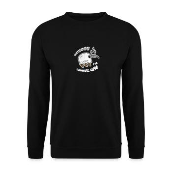 Son Fantôme Fantôme du Charançon du Temps du Charançon - Sweat-shirt Unisexe - noir - Devant - Alina (178cm) & Michal (187cm)