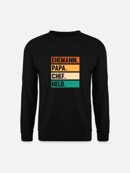 Arbeit Kollegen Vater Papa Teamleiter Führungskraf - Unisex Pullover - Schwarz