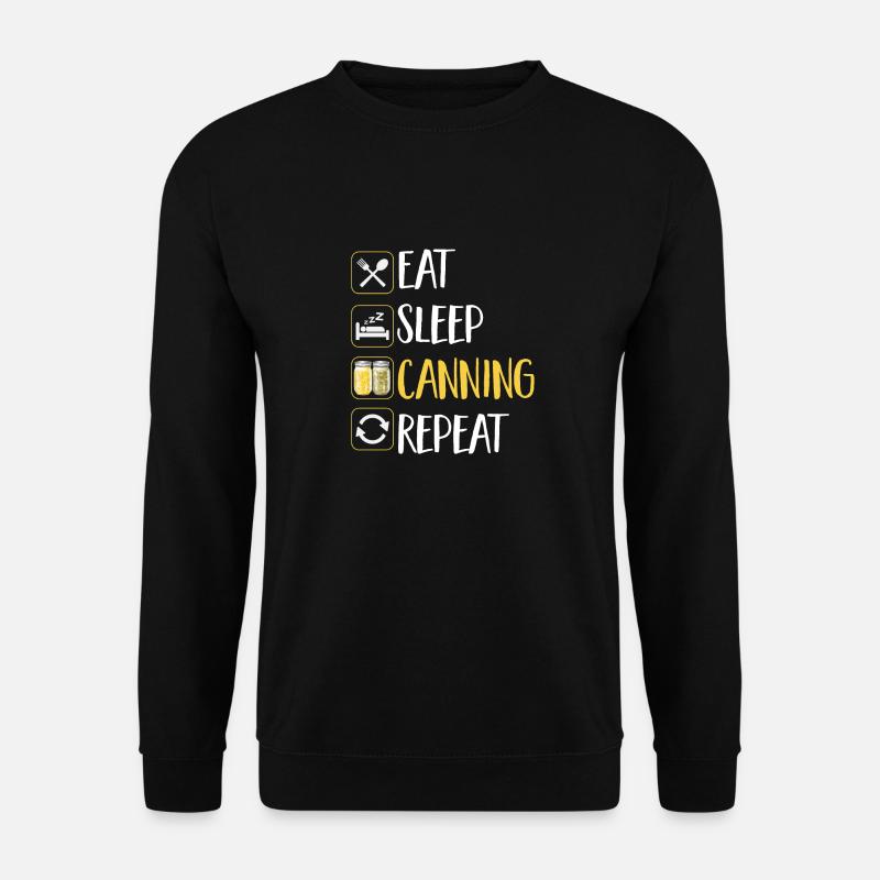 Einmachen Einkochen Lebensmitteln Konservieren - Unisex Pullover - Schwarz