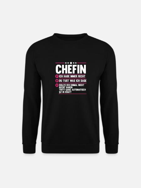 Arbeit Kollegen Büro Teamleiter Führungskraft Chef - Unisex Pullover - Schwarz