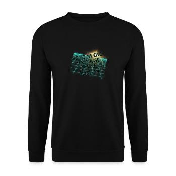 Nostalgique Vintage Pixel Gamer - Sweat-shirt Unisexe - noir - Devant - Alina (178cm) & Michal (187cm)