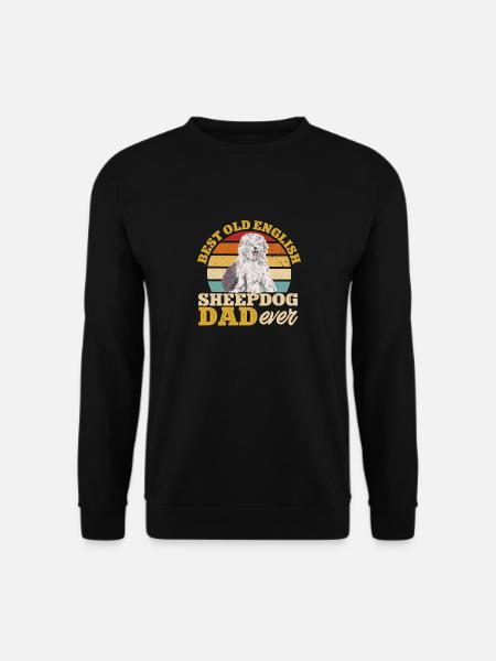 Old English Sheepdog Sheepie Bobtail - Unisex Sweatshirt - black