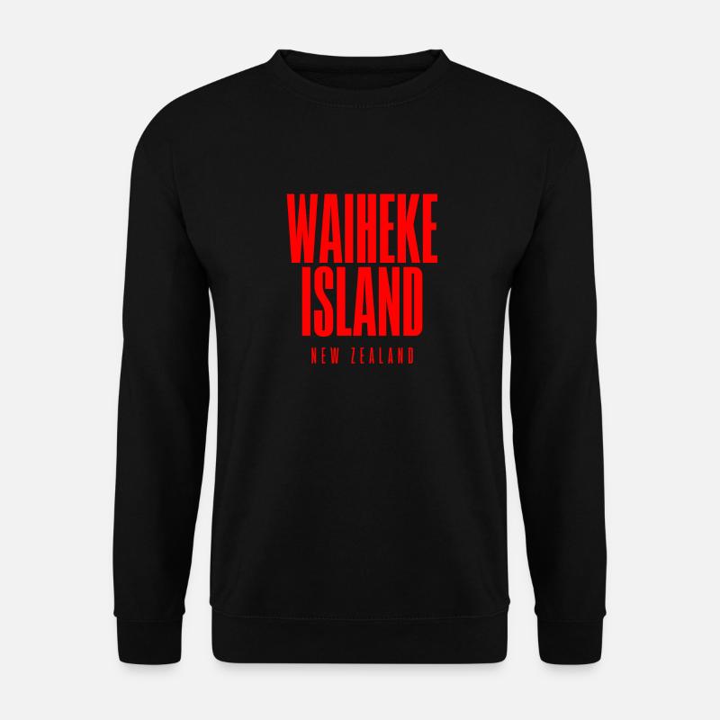 Waiheke Island Neuseeland - Unisex Pullover - Schwarz