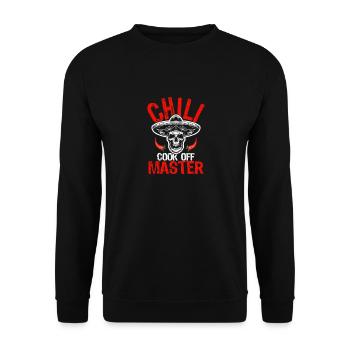Chili Cook Off Master Cooking Mexican Sombrero - Unisex Sweatshirt - black - Front - Alina (178cm) & Michal (187cm)