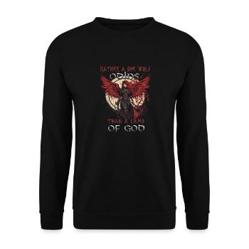 Eternal Valkyrie Gardienne des Légendes Valkyries - Sweat-shirt Unisexe - noir - Devant - Alina (178cm) & Michal (187cm)