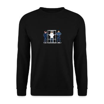 Lustiger Veganer Koch Restaurant Koch Küche Arbeit - Unisex Pullover - Schwarz - Vorne - Alina (178cm) & Michal (187cm)