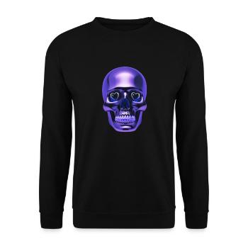 Dia de los Muortos - Day of the Dead - Unisex Sweatshirt - black - Front - Alina (178cm) & Michal (187cm)