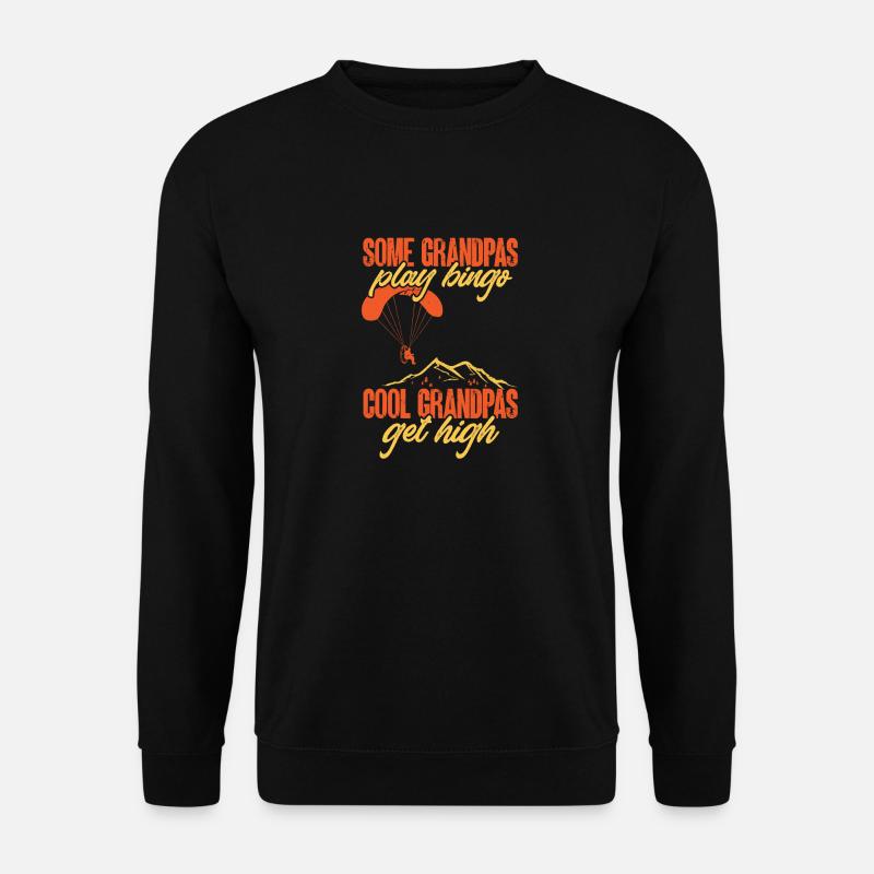 Paramotor Motorized paraglider - Unisex Sweatshirt - black