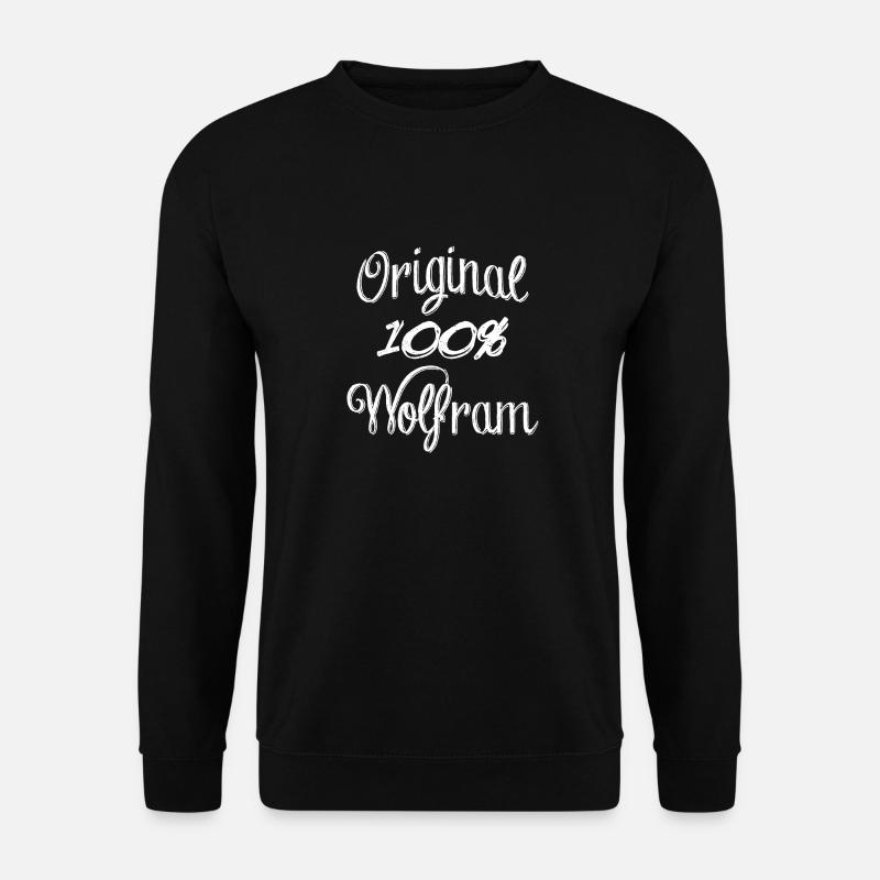 Original 100% Wolfram - Unisex Pullover - Schwarz