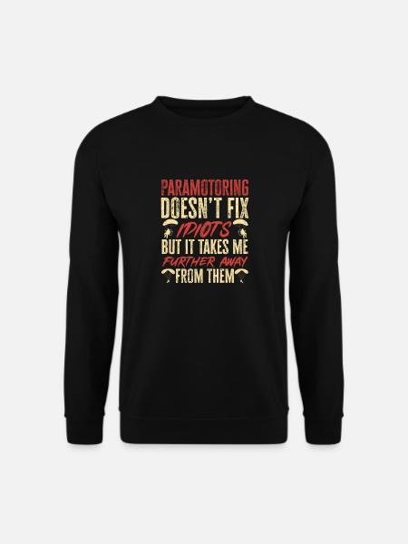 Paramoteur Parapente motorisé - Sweat-shirt Unisexe - noir