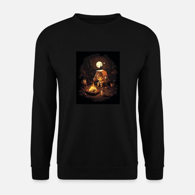 Zeltendes Kind - Unisex Pullover - Schwarz