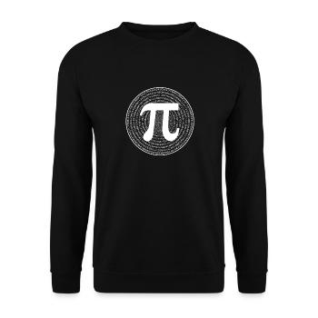 Pi Day 3,14 Pi Zahlensymbol Math Lover - Unisex Pullover - Schwarz - Vorne - Alina (178cm) & Michal (187cm)