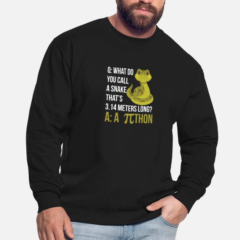 Python Pithon Pie Symbol Funny Math Teacher Happy Unisex Sweatshirt