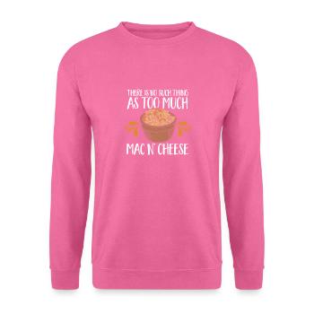 Makkaroni Käse Liebhaber Mac And Cheese - Unisex Pullover - Pink - Vorne