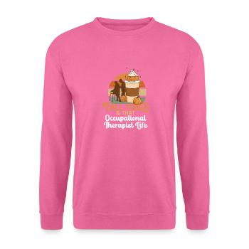 Fall Vibes That Occupational Therapist Life OT - Unisex Pullover - Pink - Vorne
